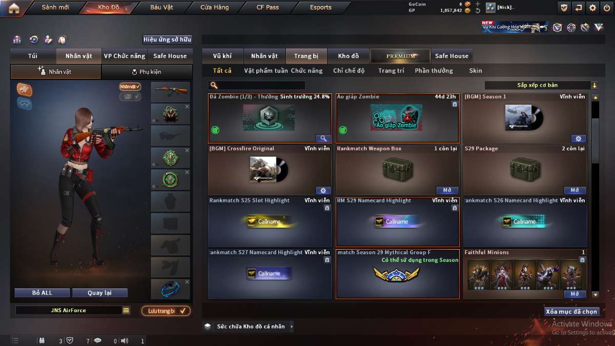 shop acc cf uy tin gia re